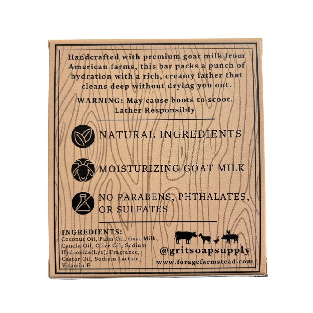 Outlaw Goat Milk Bar Soap | Natural Handmade Soap for Men