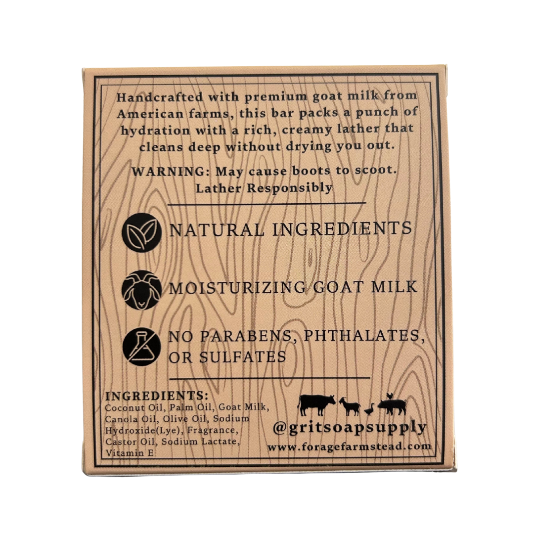 Outlaw Goat Milk Bar Soap | Natural Handmade Soap for Men