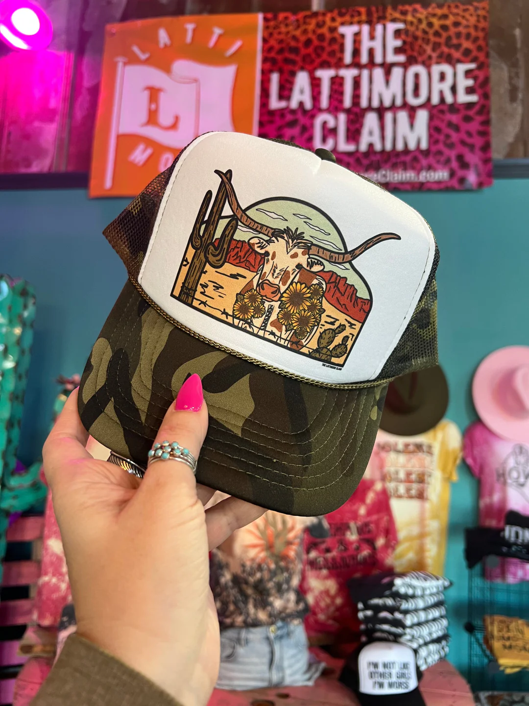 Laredo Longhorn - Foam Trucker Hat
