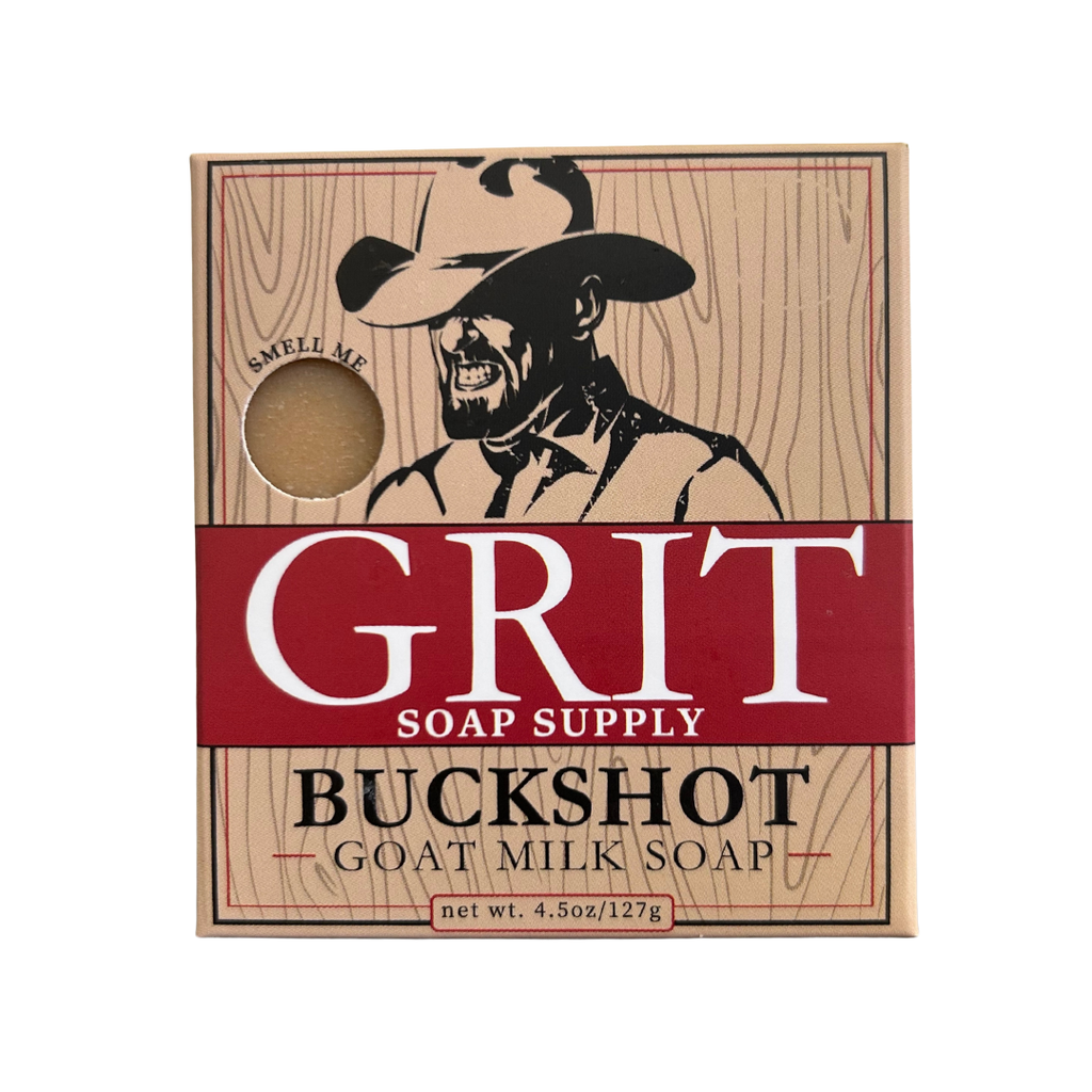 Buckshot Goat Milk Bar Soap | Natural Handmade Soap for Men