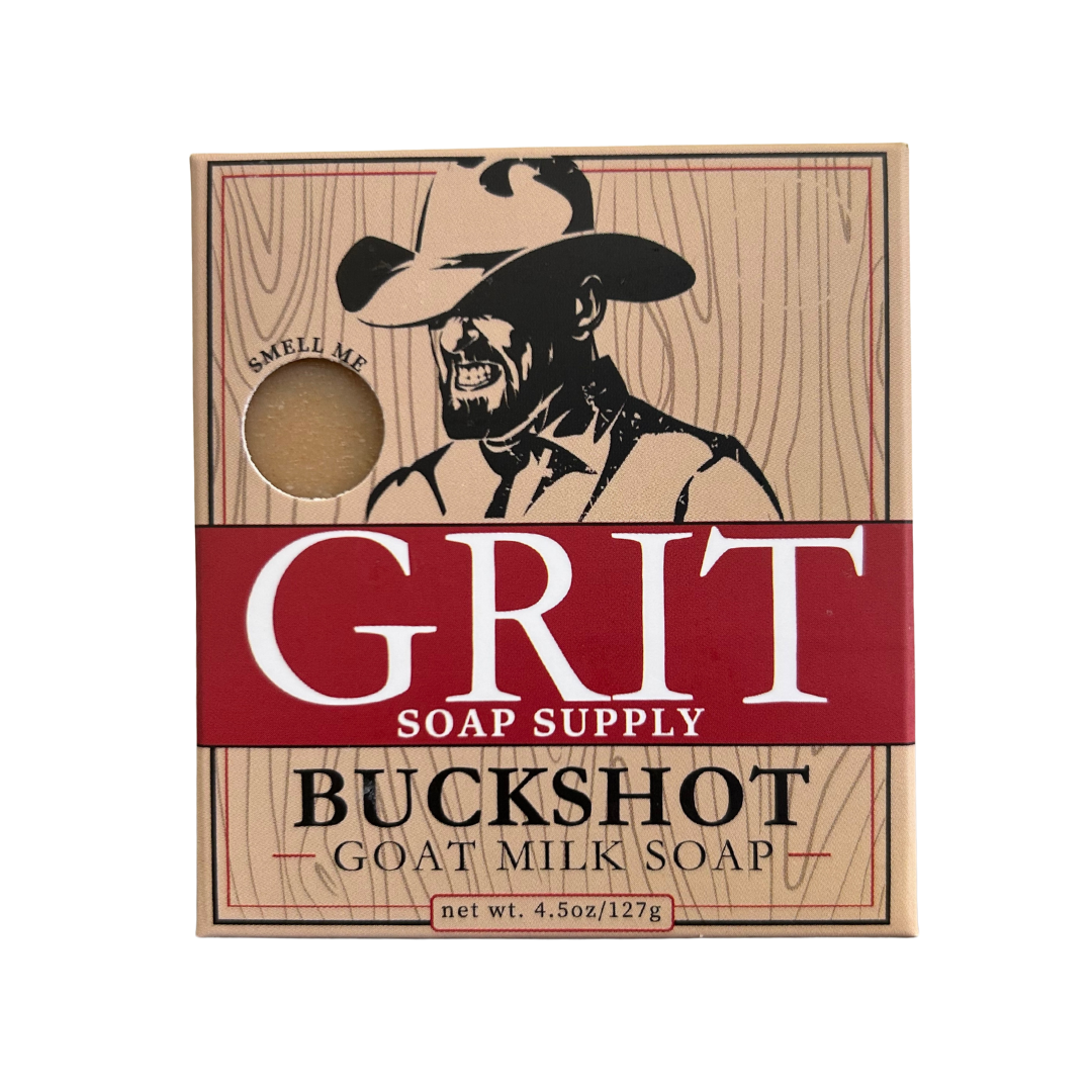 Buckshot Goat Milk Bar Soap | Natural Handmade Soap for Men