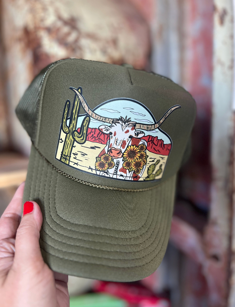 Laredo Longhorn - Foam Trucker Hat