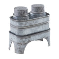 Galvanized Salt And Pepper Set